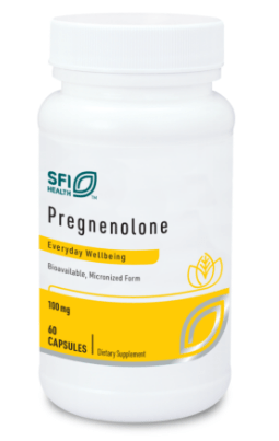 Pregnenolone (100 mg) 60 vegetarian capsules - SFI Health by Klaire Labs