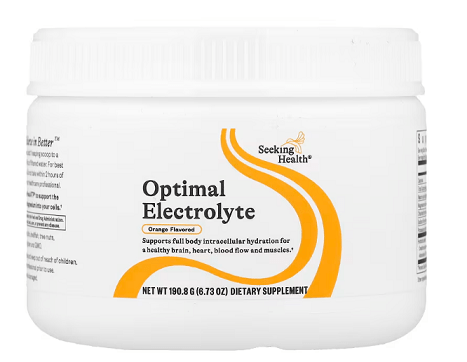 Optimal Electrolyte Powder (Orange) 190.8g - Seeking Health by Seeking Health