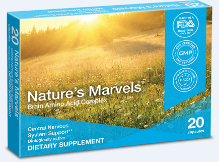 Brain Amino Acid Complex (20 capsules) - Nature's Marvels by Nature's Marvels