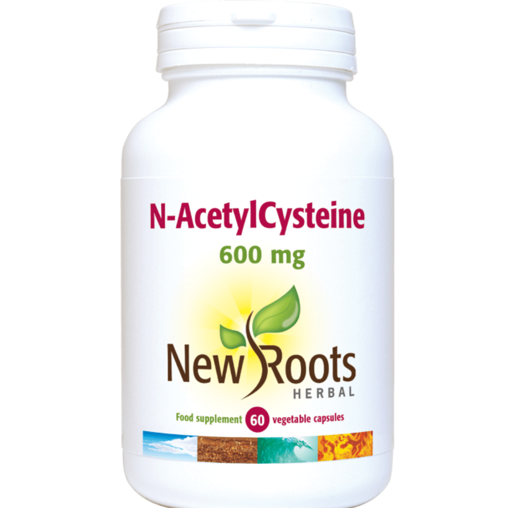N - AcetylCysteine 600mg - 60 capsules - New Roots Herbal by New Roots Herbal