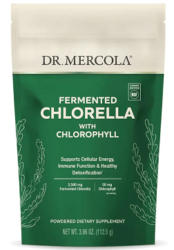 Fermented Chlorella Powder with Chlorophyll Powder (112.5g) - Dr Mercola by Dr Mercola