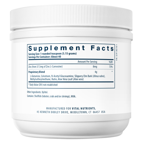 Vital Nutrients GI Repair Powder - 206g by Vital Nutrients