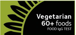 IgG Food Intolerance Test (FoodPrint Vegetarian 60+) by Nature's Balance