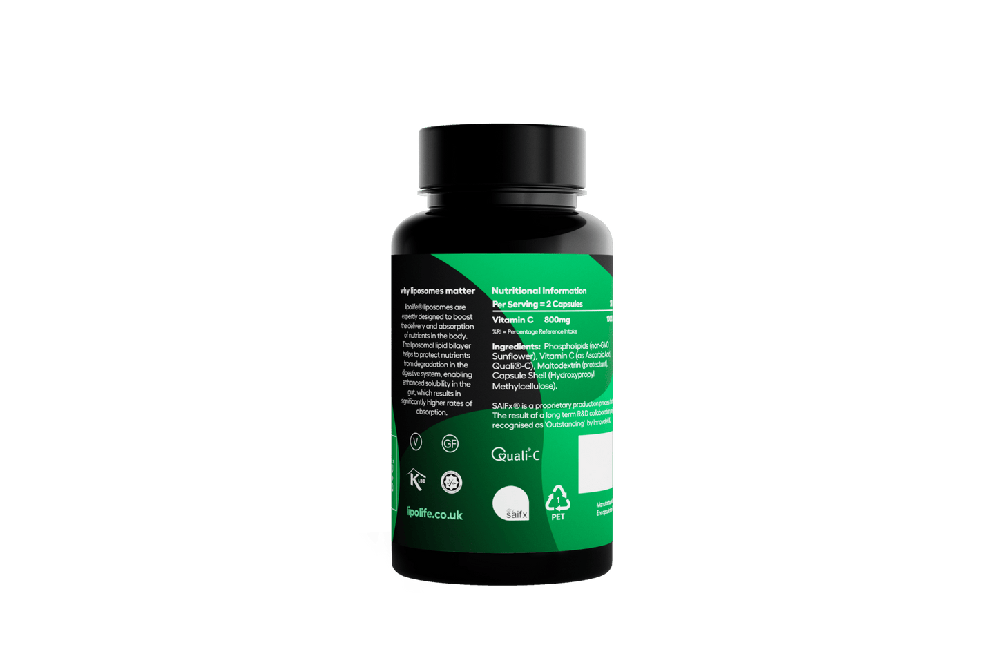 Liposomal Vitamin C Capsules (60's) - lipolife by Lipolife