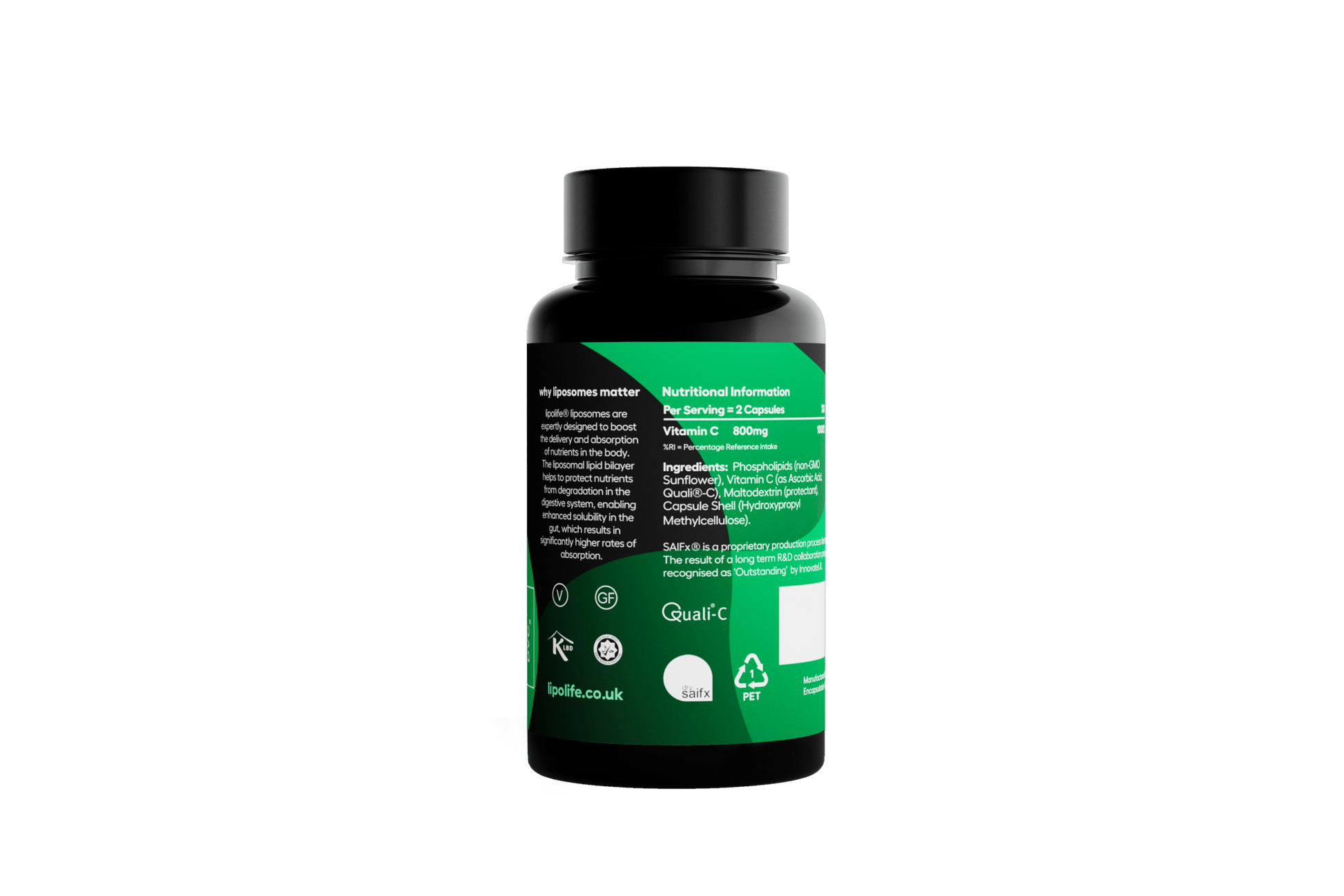 Liposomal Vitamin C Capsules (60's) - lipolife by Lipolife