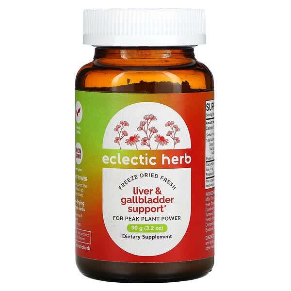 Eclectic Institute Liver & Gallbladder Support Powder, 3.2 oz (90 g ...