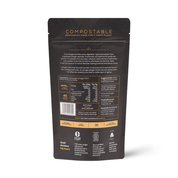 Ancient + Brave True Collagen Pouch 200g by Ancient + Brave
