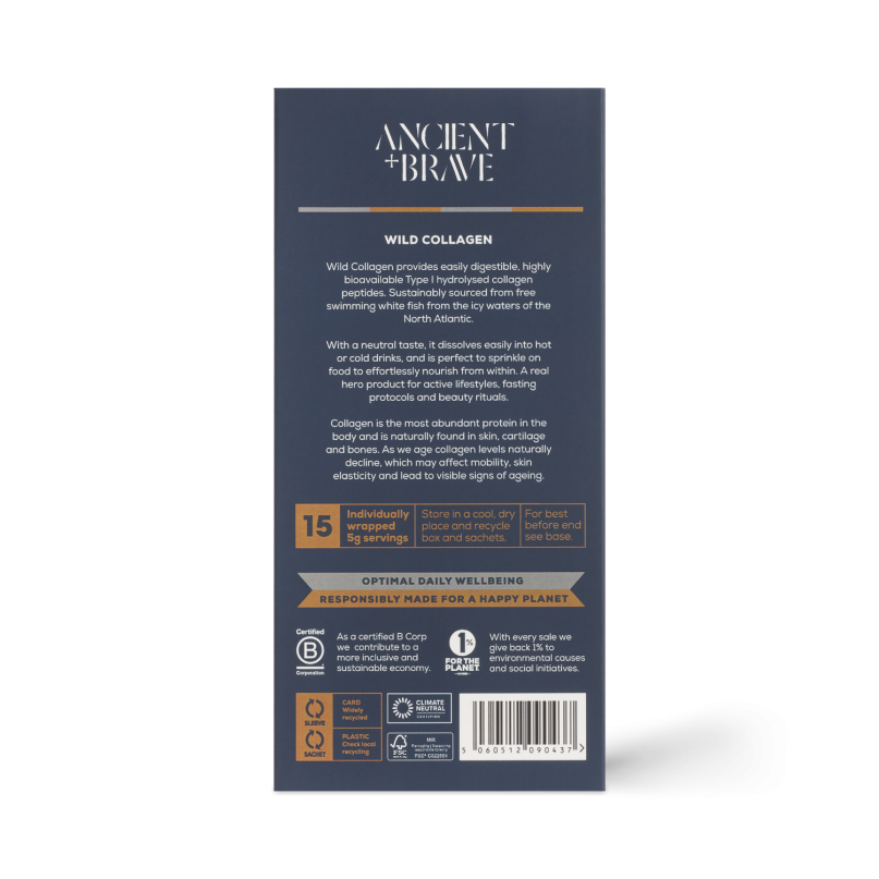 Ancient + Brave  Wild Collagen Sachets 75g