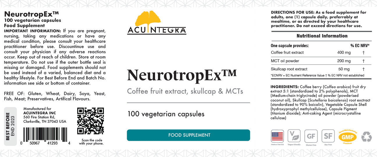 AcuIntegra  NeurotropEx 100's