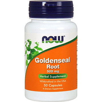 Goldenseal Root 50 capsules with hydrastis canadensis - now® by Now Foods