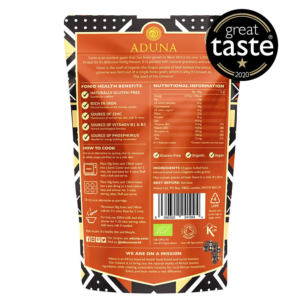 Aduna Fonio Organic Super - Grain 250g by Aduna