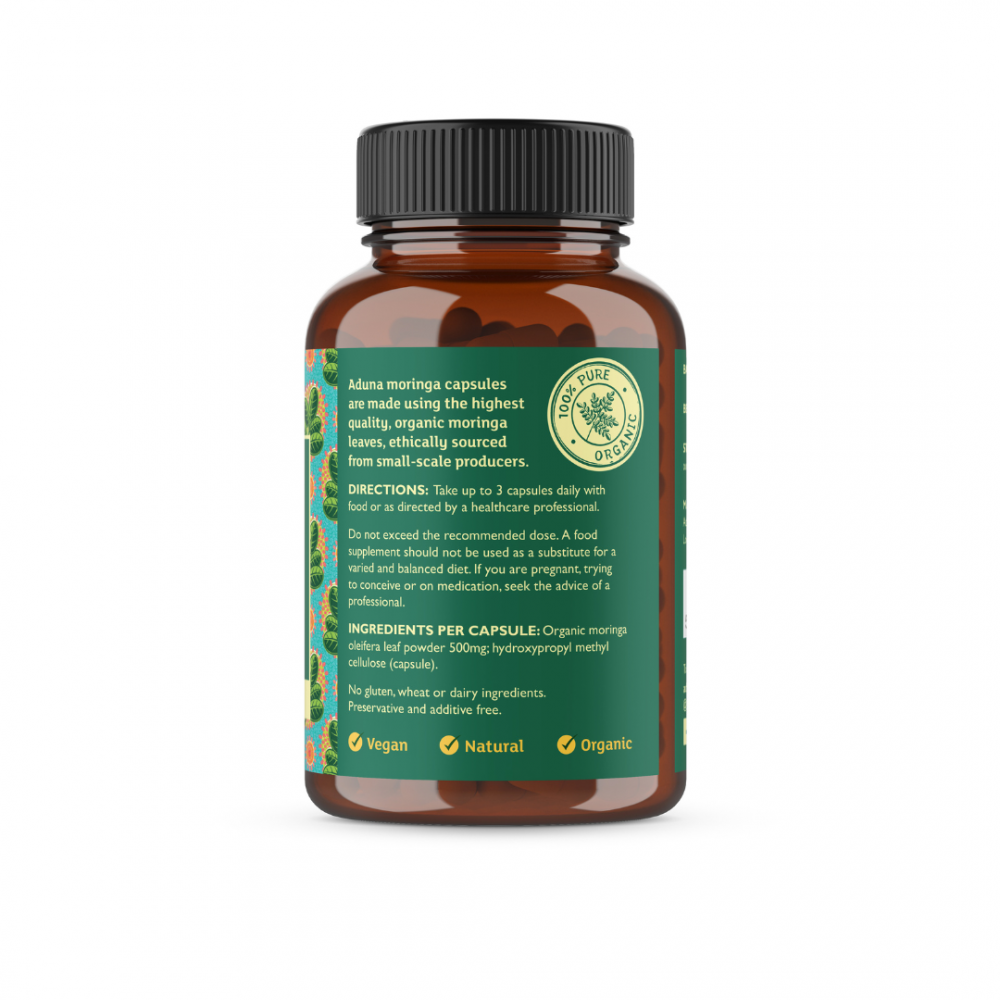 Aduna  Organic Moringa Capsules 180's