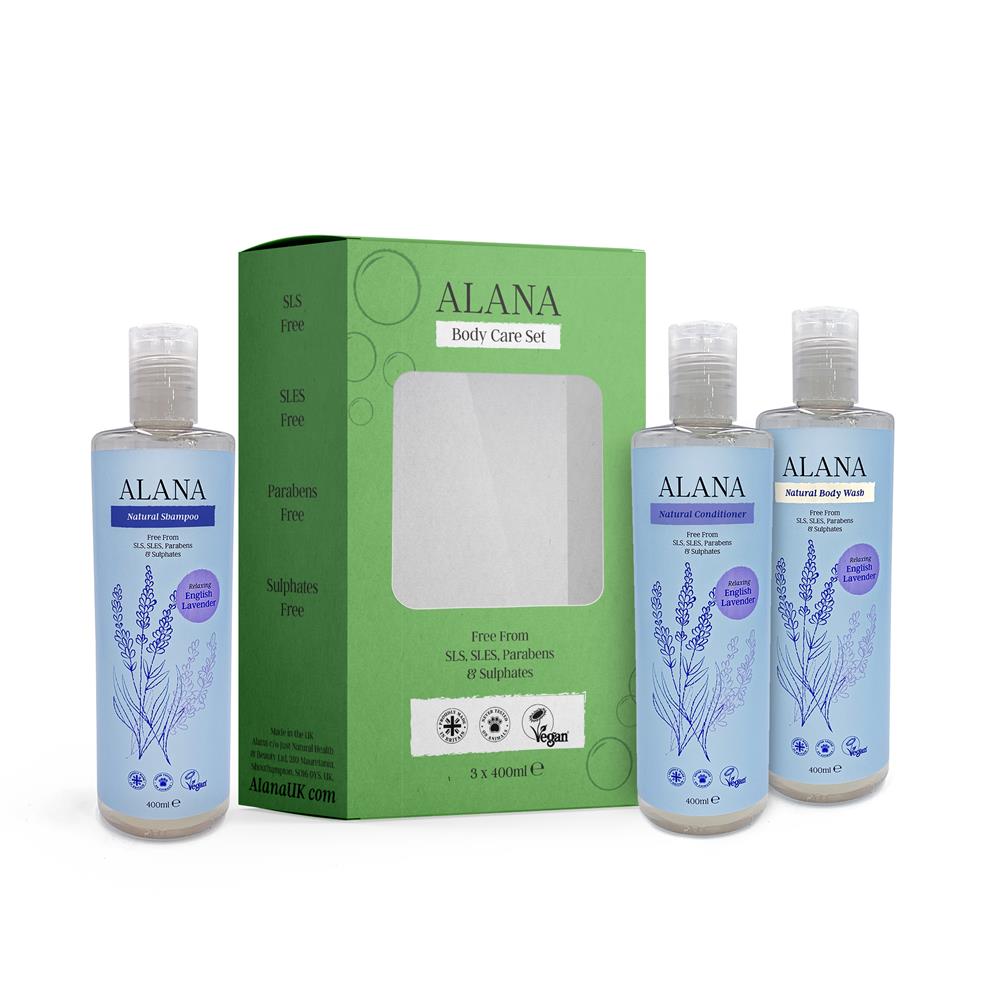 Alana  Body Care Set English Lavender 3 x 400ml