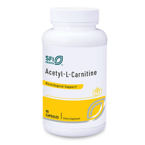 Acetyl - L - Carnitine 500mg, 90 Capsules - SFI Health by Klaire Labs