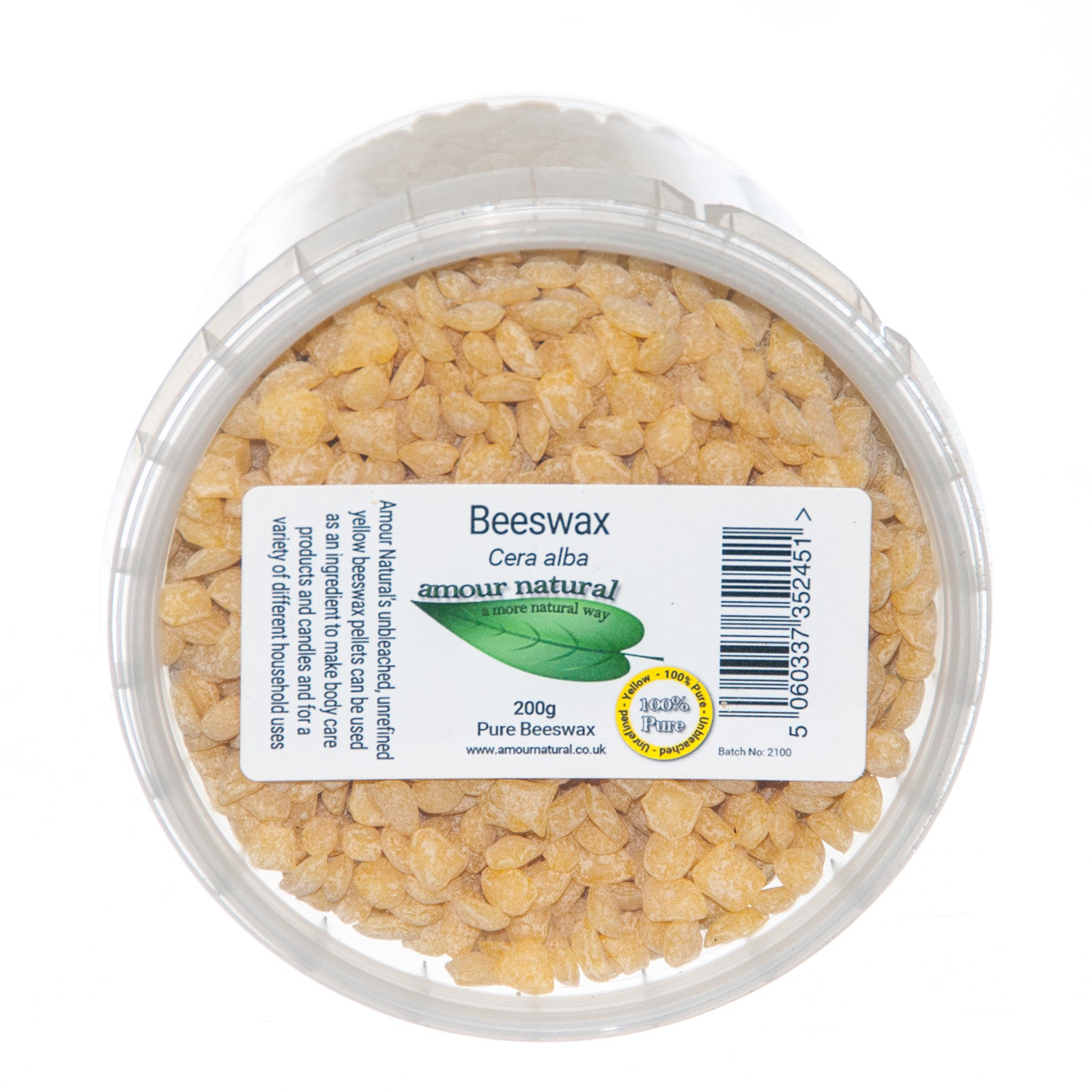 Amour Natural Beeswax Pellets 200g by Amour Natural