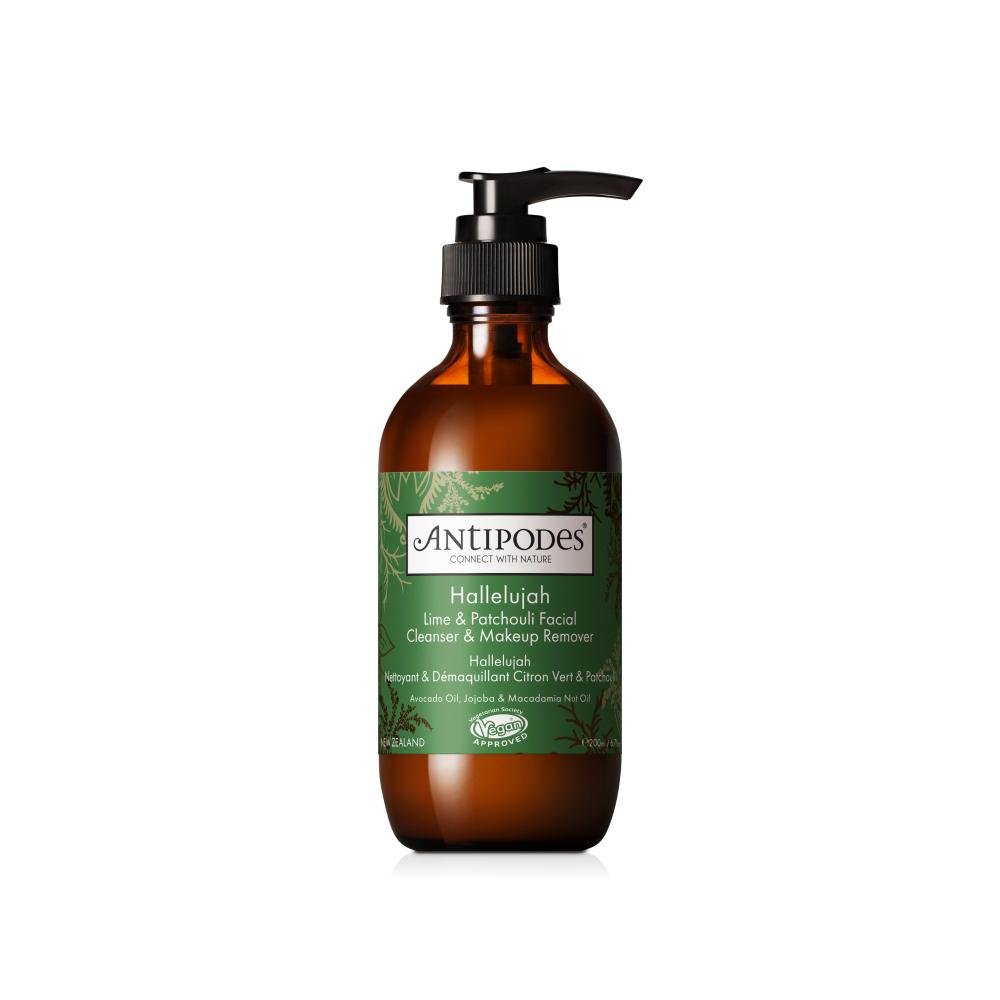 Antipodes Hallelujah Lime & Patchouli Facial Cleanser & Makeup Remover 200ml by Antipodes