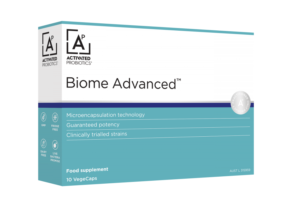 Activated Probiotics  Biome Advanced 10's