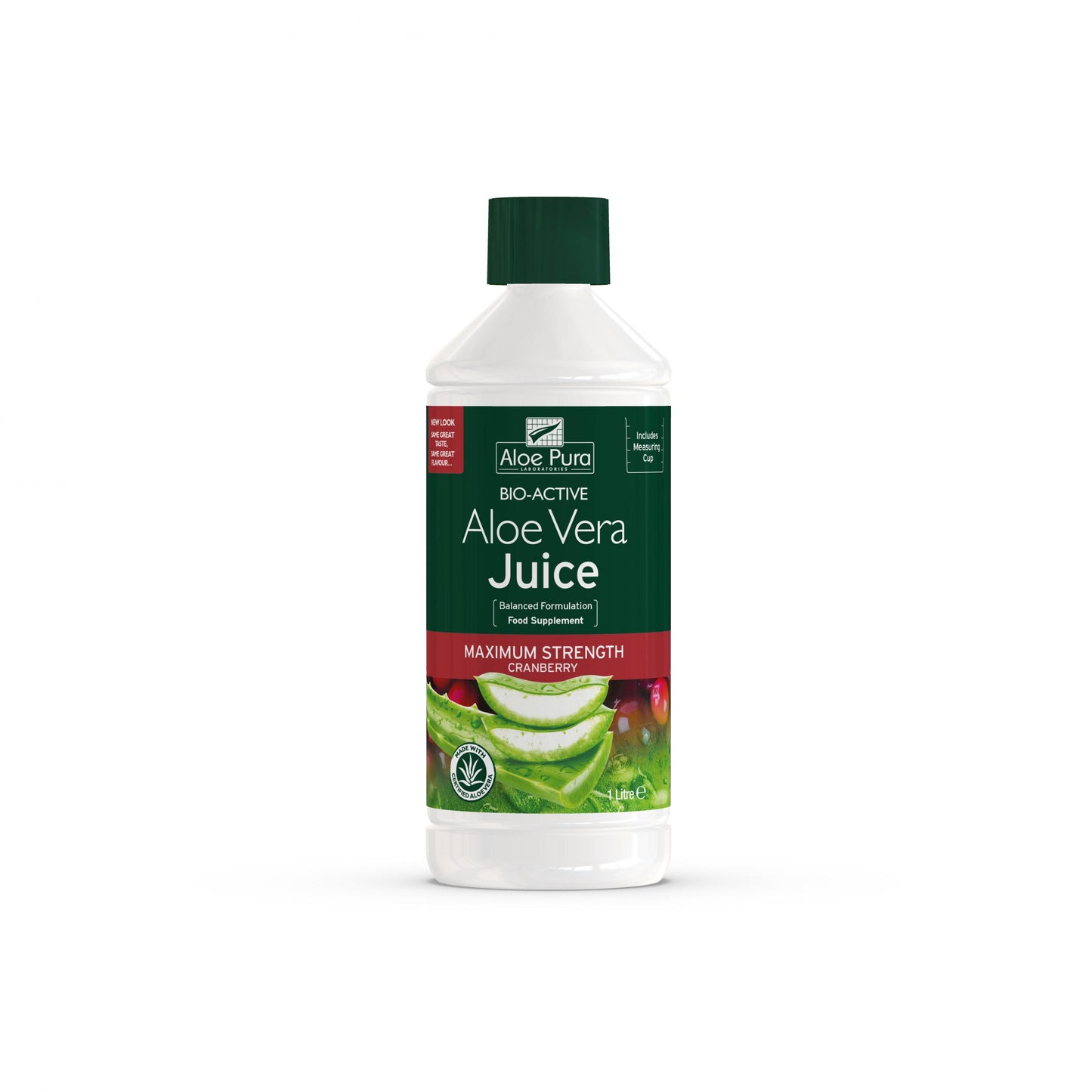 Aloe Pura  Aloe Vera Juice with Cranberry 1 Litre