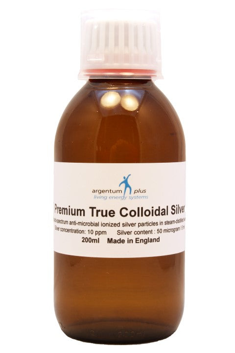 Argentum Plus  Colloidal Silver 10ppm 200ml Screw Top