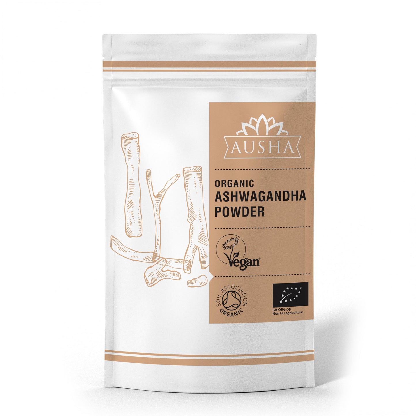 Ausha  Organic Ashwagandha Powder 250g