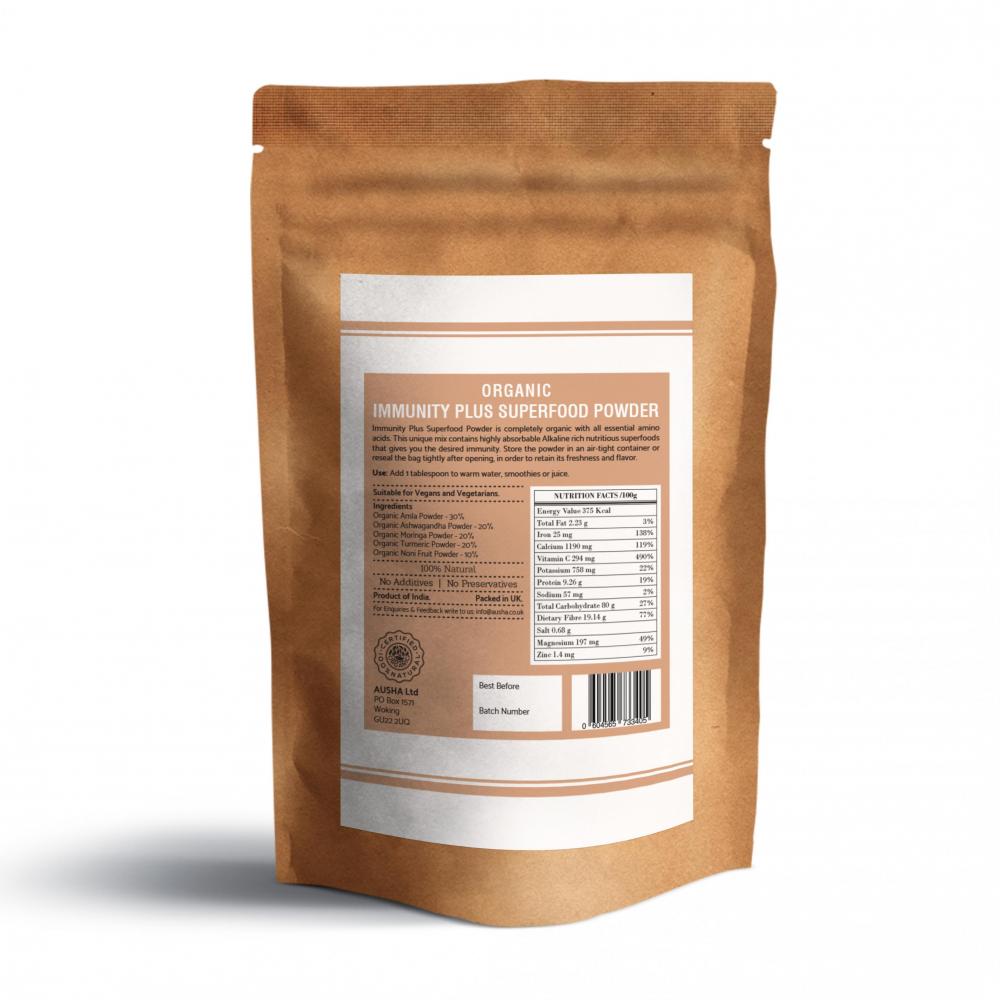 Ausha  Organic Immunity Plus Superfood Powder 200g