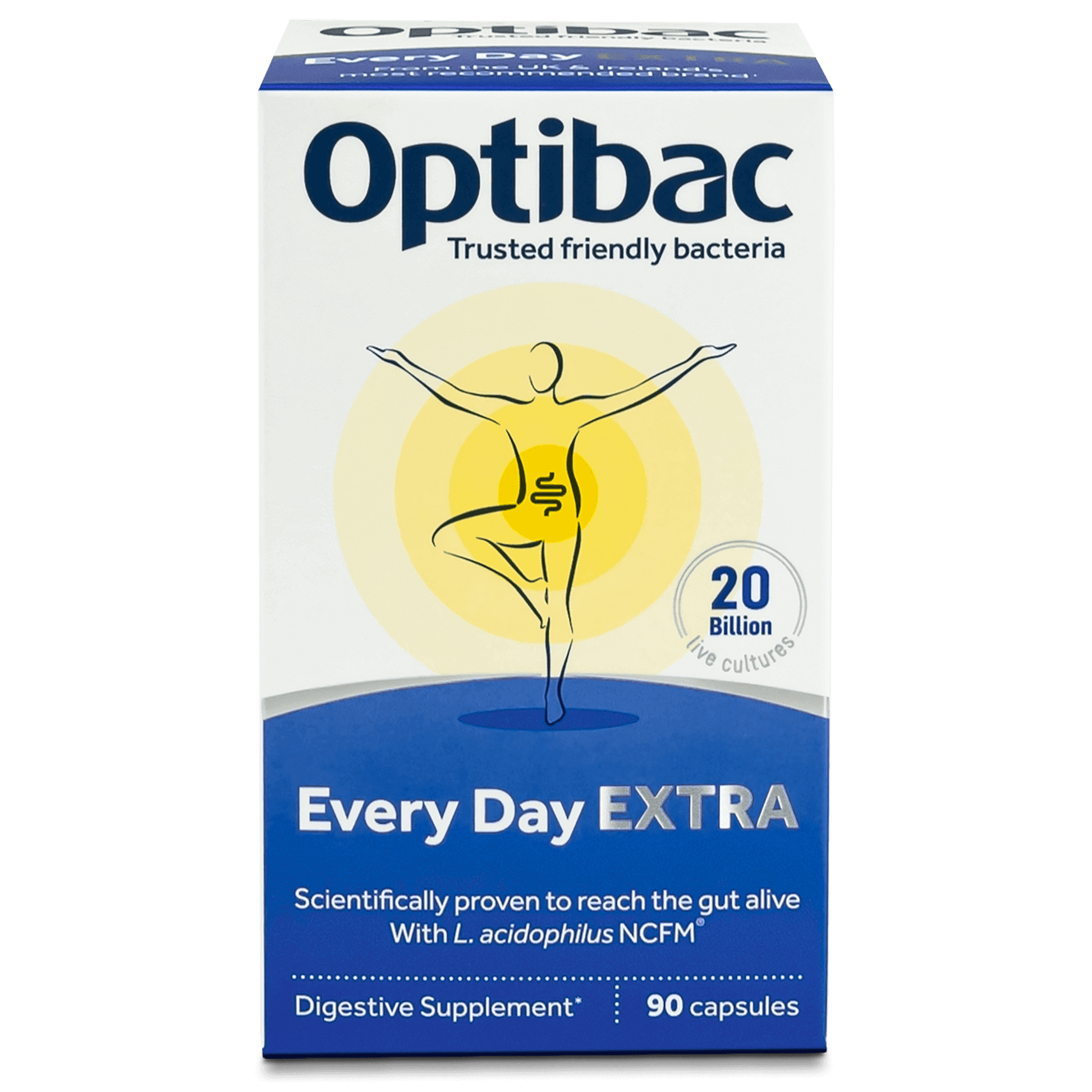 Every Day EXTRA Vegan Probiotic, 90 capsules OptiBac by OptiBac