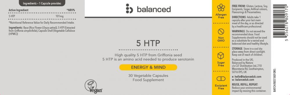 Balanced  5 HTP 30's