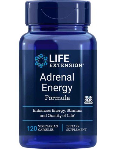 Adrenal Energy Formula, 120 Veggie Caps - Life Extension by Life Extension