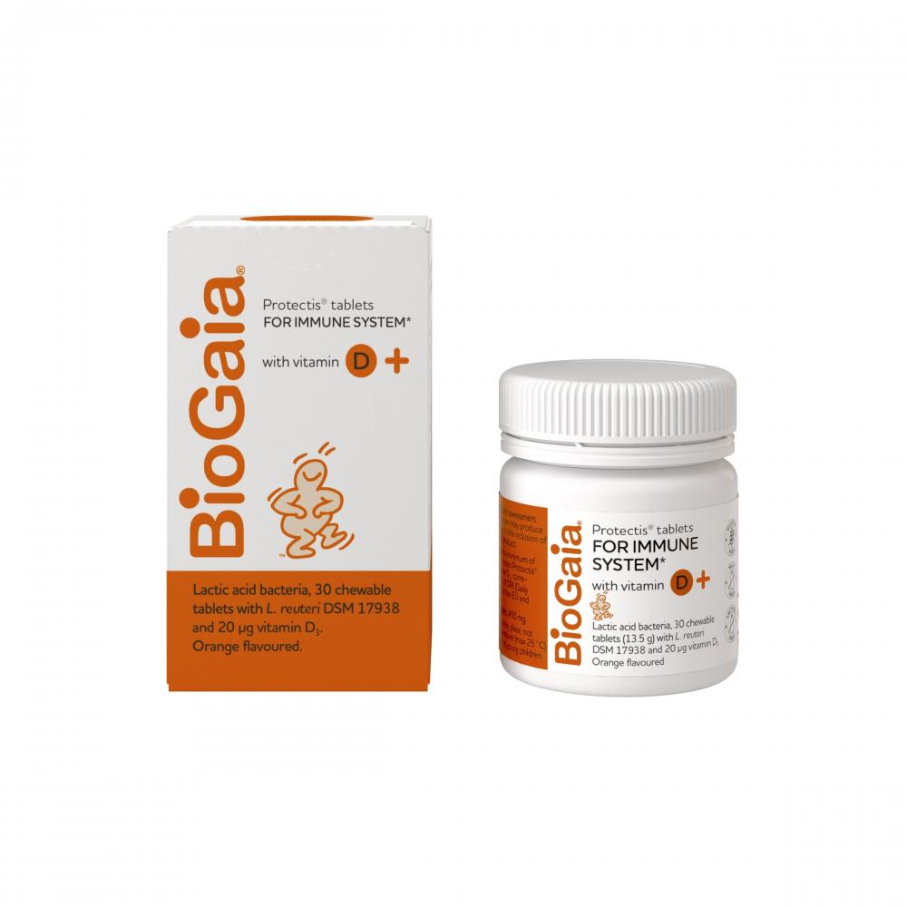 BioGaia  Protectis Tablets with Vitamin D+ 30's