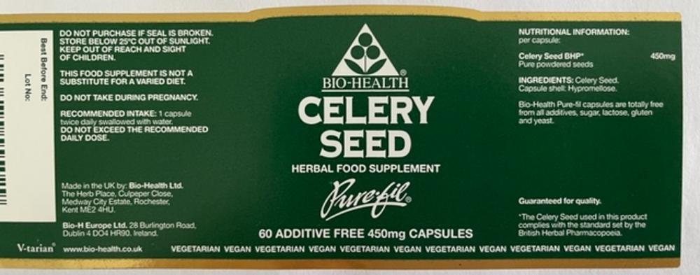 Bio-Health  Celery Seed 60's