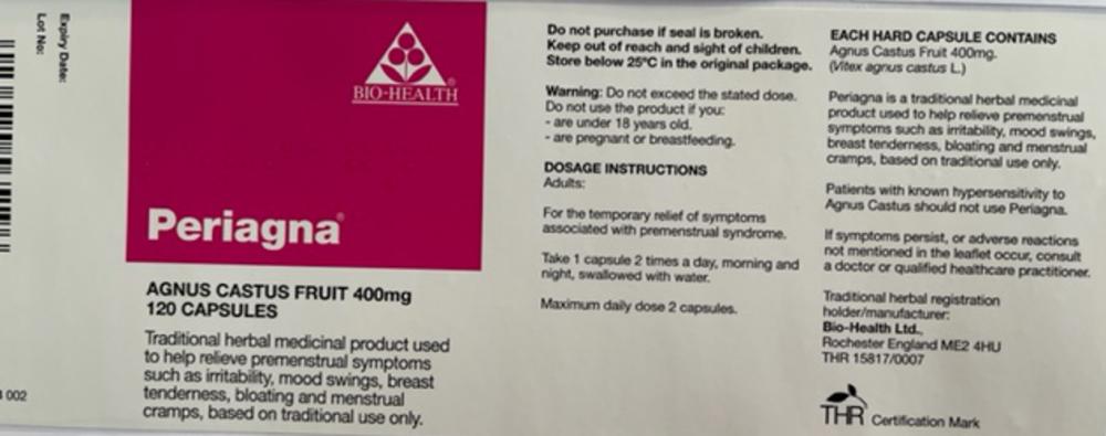 Bio-Health  Periagna 120's
