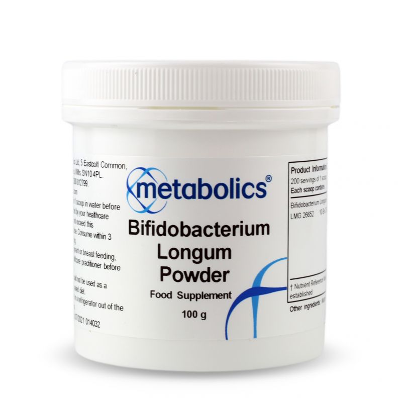 Bifidobacterium Longum Powder (100g) - Metabolics by Metabolics