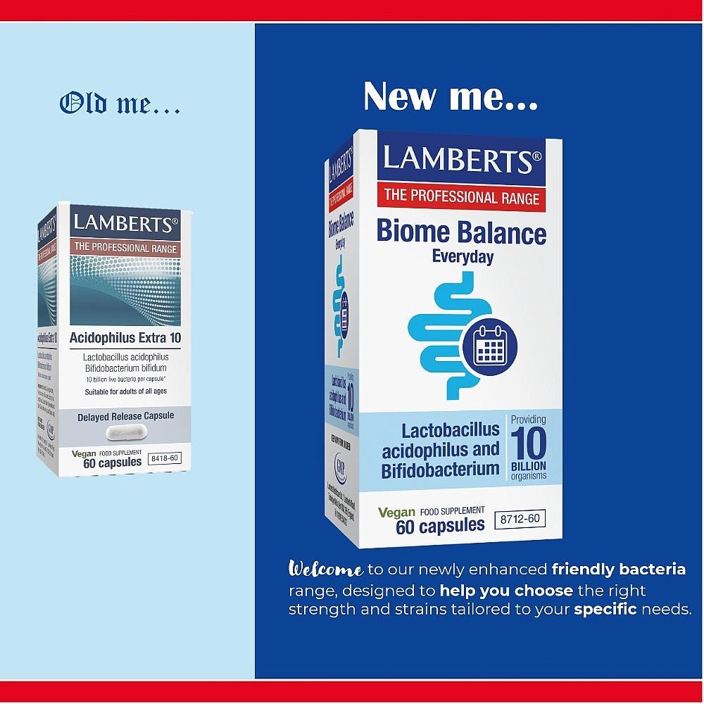 Biome Balance Everyday 30 s (Formerly Acidophilus Extra 10) - Lamberts by Lamberts