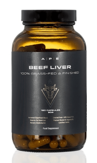 Grass - Fed Beef Liver - 180 Capsules - APE Nutrition by APE Nutrition