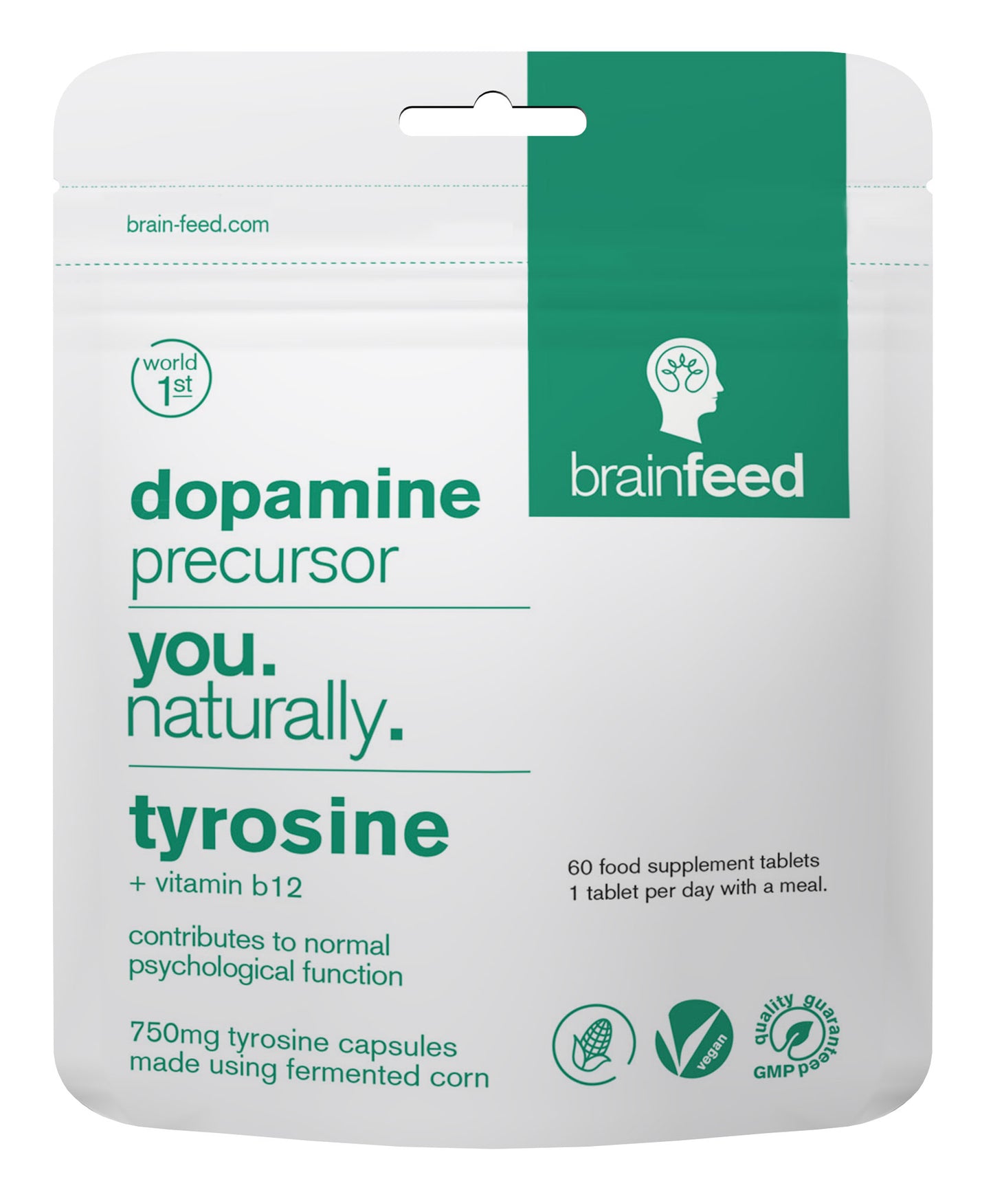 brainfeed  Dopamine Precursor Tyrosine 60's