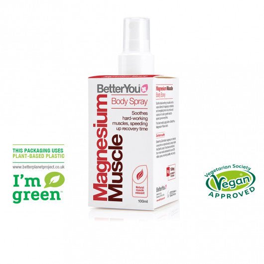 BetterYou Magnesium Muscle Body Spray 100ml by BetterYou