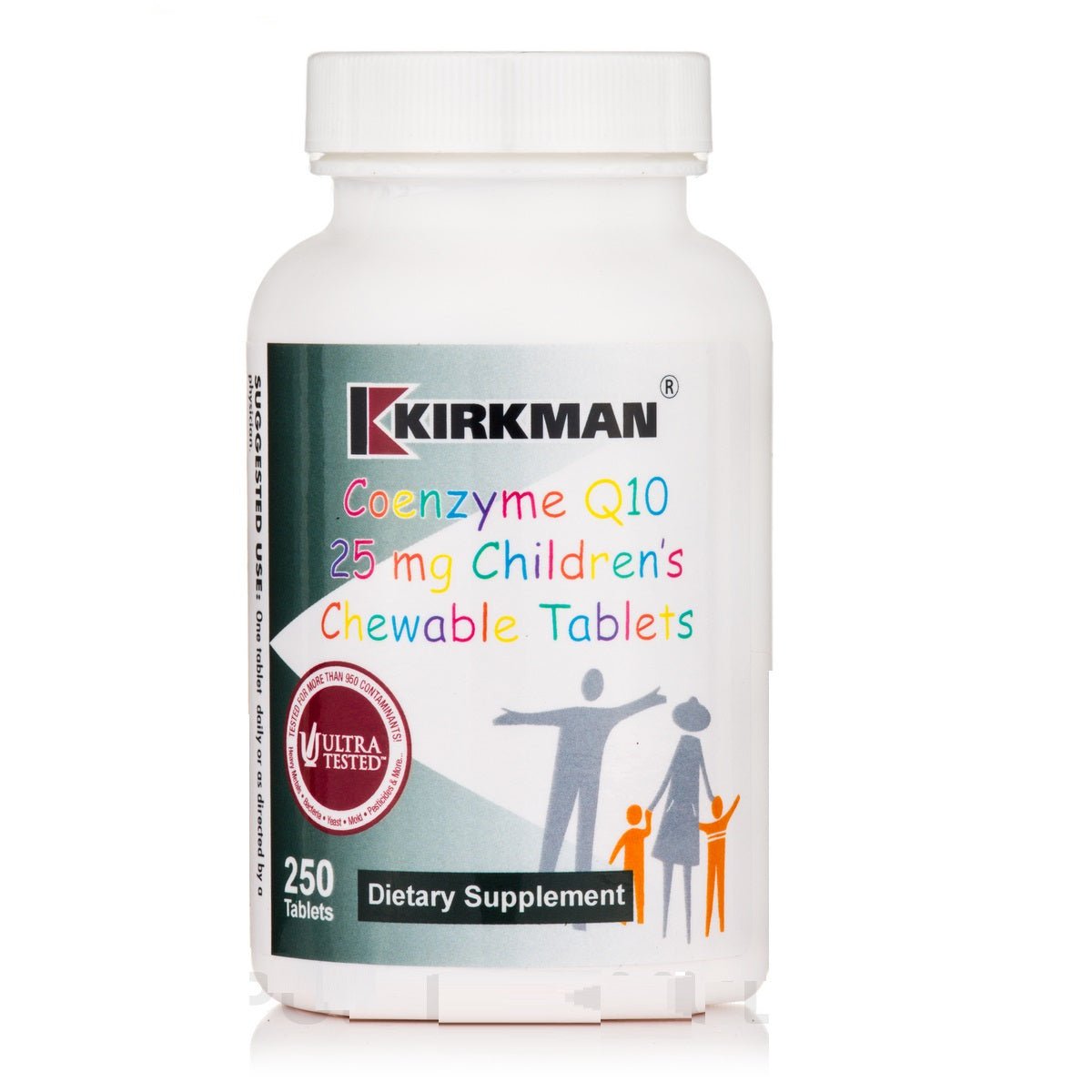Children's Coenzyme Q10 25 mg, 250 Chewable Tablets - Kirkman Labs by Kirkman Laboratories