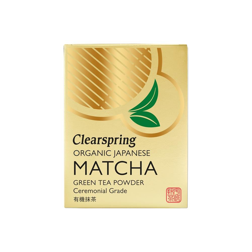 Clearspring Organic Japanese Matcha Green Tea Powder Ceremonial Grade (Tin) 30g by Clearspring