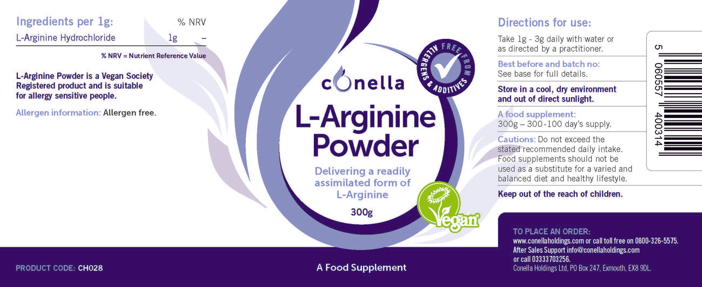 Conella  L-Arginine Powder 300g