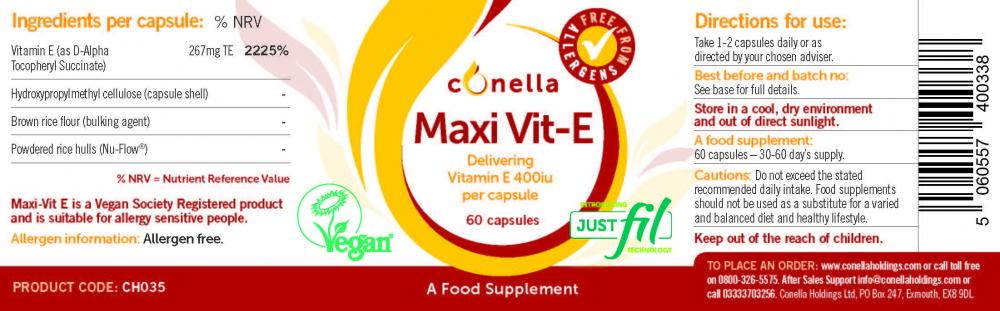 Conella  Maxi Vit-E 60's