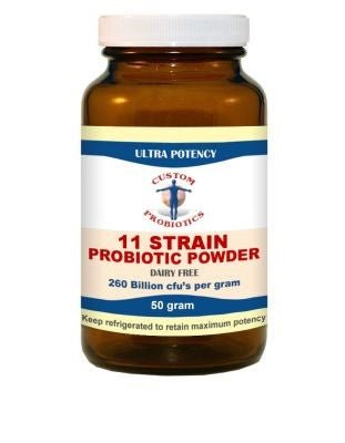 11 Strain Probiotic Powder 100g - Customs Probiotics *SOI* by Custom Probiotics