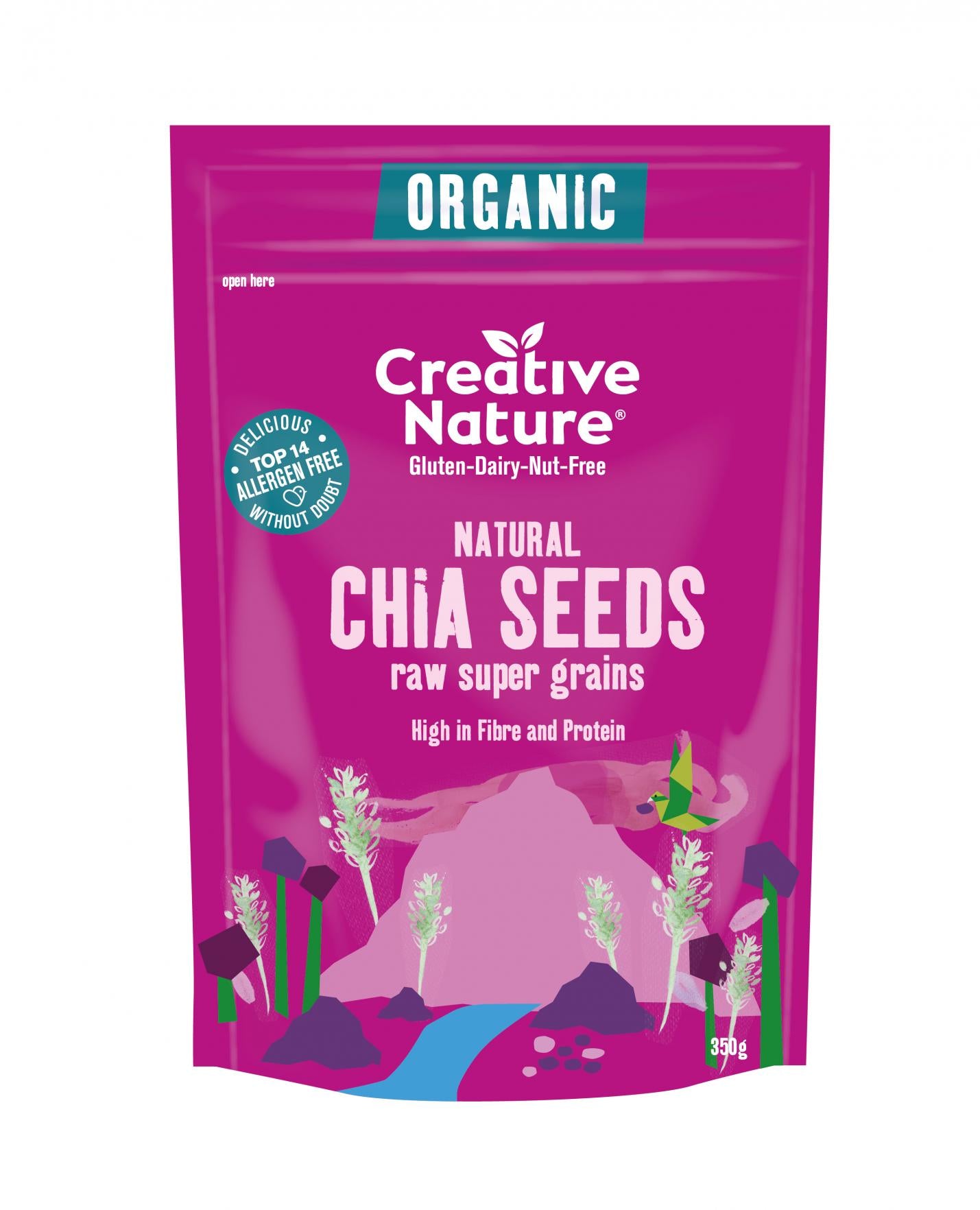 Creative Nature  Natural Chia Seeds (Organic) 350g