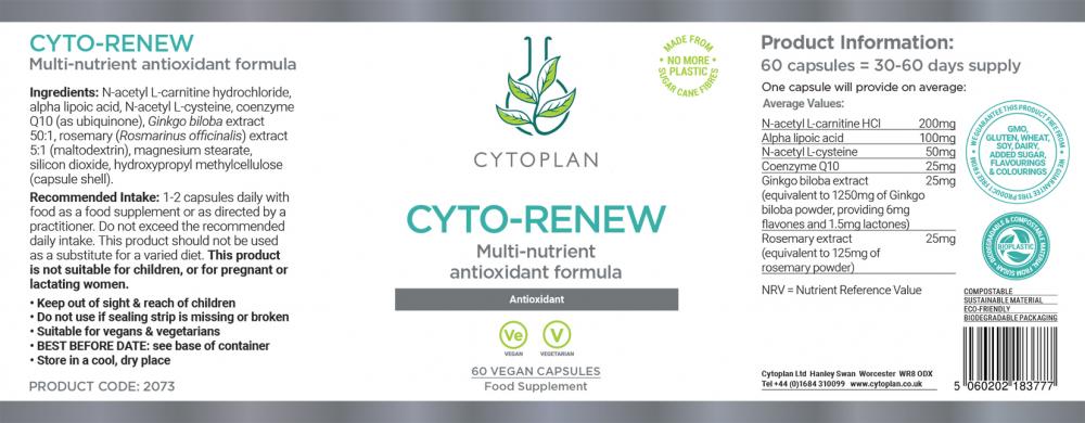 Cytoplan  Cyto-Renew 60's