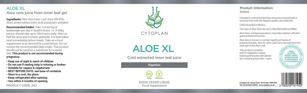 Cytoplan  Aloe XL Inner Leaf 500ml