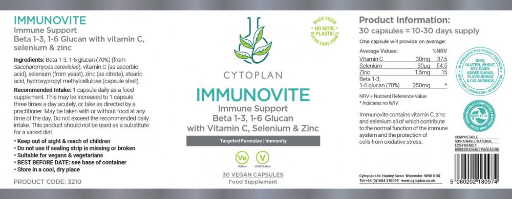 Cytoplan  Immunovite 30's