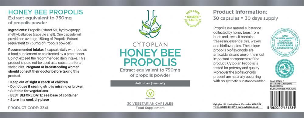 Cytoplan  Honey Bee Propolis 30's