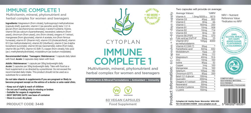 Cytoplan  Immune Complete 1 60's