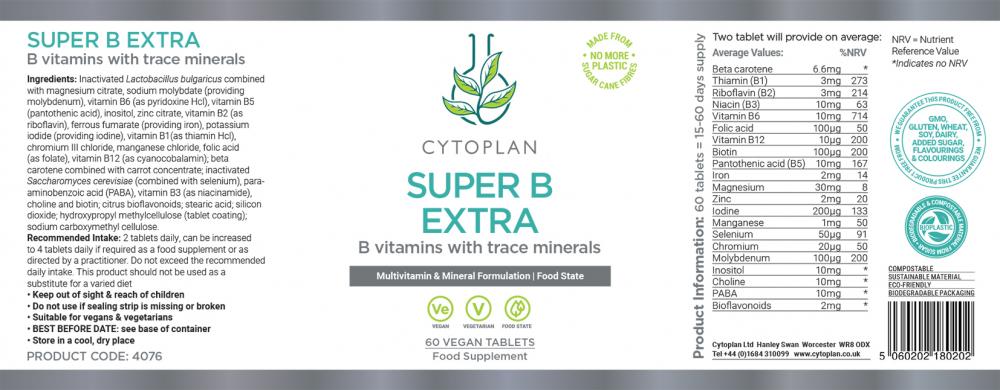 Cytoplan  Super B Extra 60's