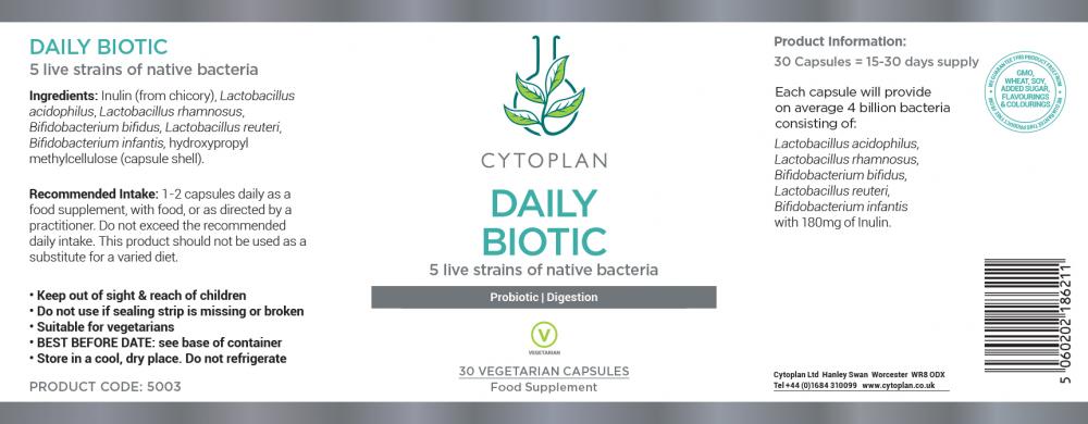 Cytoplan  Daily Biotic 30's