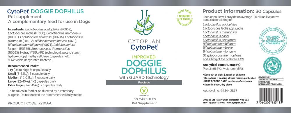 Cytoplan  Cytopet Doggie Dophilus 30's